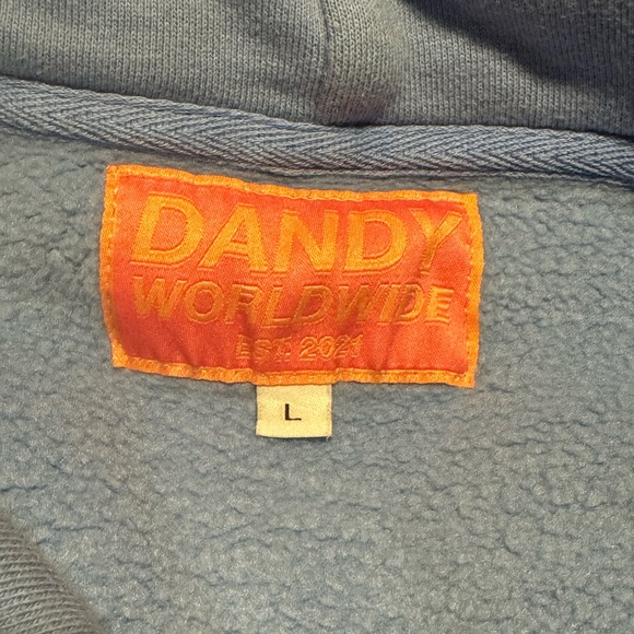 Dandy Worldwide Sky Blue Hoodie - Picture 5 of 5